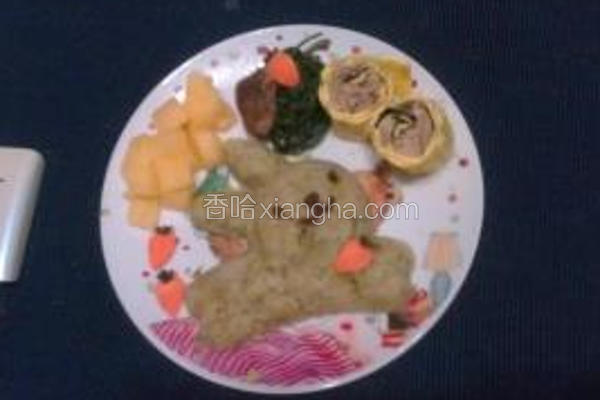 番薯泥伴饭