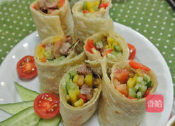 绿咖哩羊肉卷的做法图解4