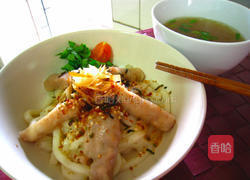 风燕饺乌龙凉面的做法图解3