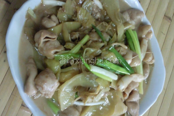 酸菜炒大肠