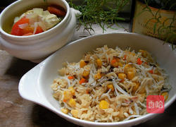 豪气吻仔鱼电锅饭的做法图解6