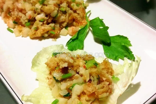 生菜虾松