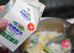 牛奶鱼翅鲍鱼粥的做法图解6