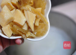 牛奶鱼翅鲍鱼粥的做法图解4