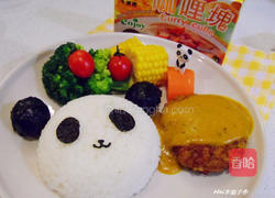 南瓜咖哩汉堡排餐的做法图解8