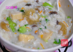 牛奶鱼翅鲍鱼粥的做法图解8