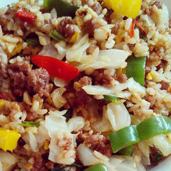 青椒肉丝炒饭的做法[图]
