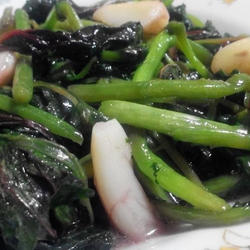 清炒红苋菜的做法[图]