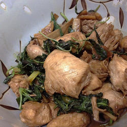 煮食・三杯鸡里脊的做法[图]