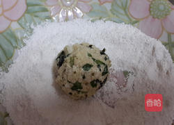 金沙豆腐海苔球的做法图解4