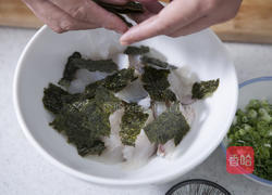 海苔鱼片汤的做法图解5