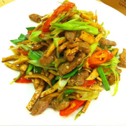 豆干炒肉丝的做法[图]