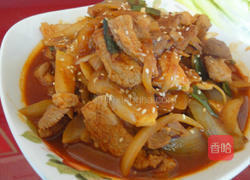 韩式辣炒猪肉的做法图解3