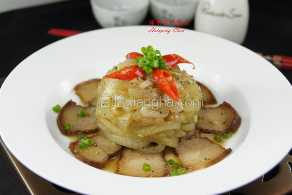 洋葱咸猪肉