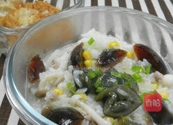 皮蛋瘦肉粥的做法图解9