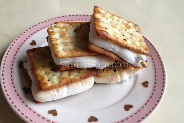 棉花糖夹心饼干