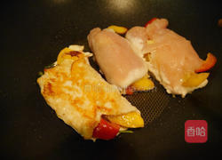 起司甜椒鸡肉卷的做法图解5