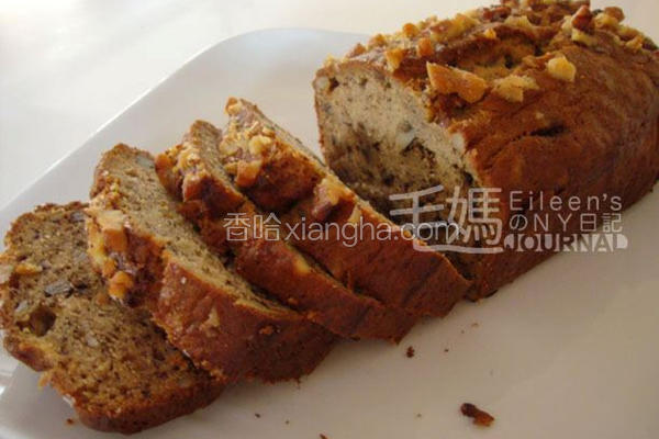 香蕉核桃面包