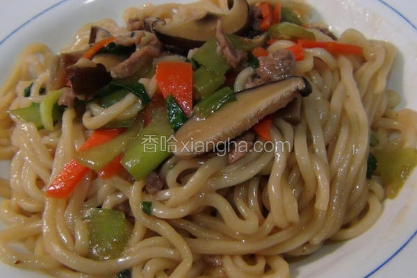 肉丝炒面