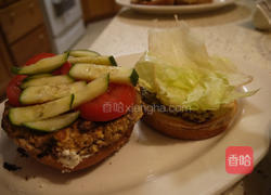 豆腐牛肉堡的做法图解5