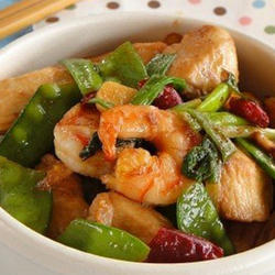 鸡虾煲的做法[图]