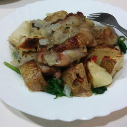 马铃薯烤鸡的做法[图]