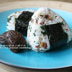 菠菜培根饭团的做法[图]