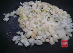 松子蘑菇菠菜饭的做法图解5
