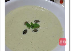 毛豆豆浆冷汤的做法图解7
