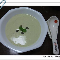 毛豆豆浆冷汤的做法[图]