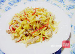 榨菜炒肉丝的做法图解8