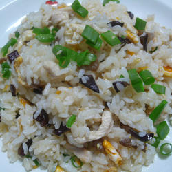 麻油鸡丝蛋炒饭的做法[图]