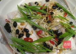 豆豉蒸虱目鱼肚的做法图解3