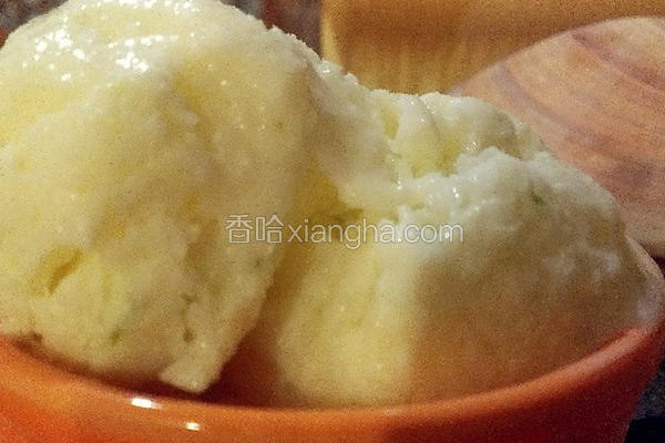 柠檬牛奶冰淇淋