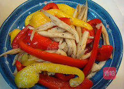 甜椒杏包菇的做法图解3