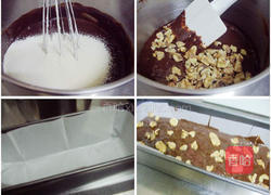 巧克力核桃蛋糕的做法图解4