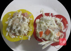 甜椒镶饭的做法图解2