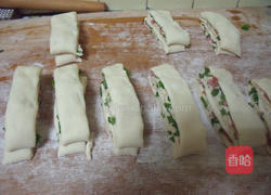 火腿香葱花卷的做法图解8