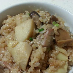 香笋鸡肉炊饭的做法[图]