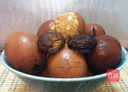 香菇茶叶蛋的做法图解4