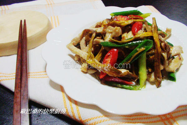 金针炒肉丝