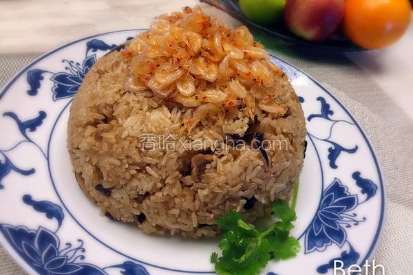 樱花虾油饭