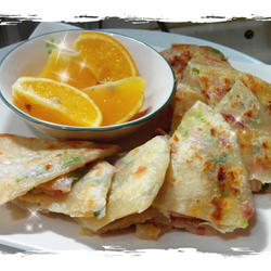 起司火腿葱油饼的做法[图]