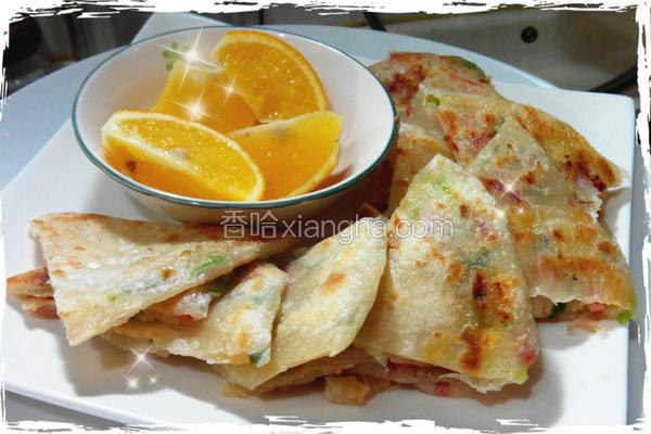 起司火腿葱油饼