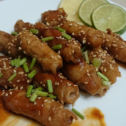 酱烧葱肉卷的做法[图]