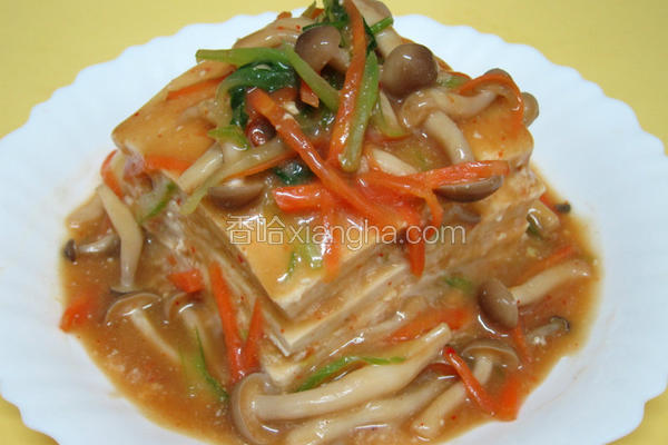 素食千层豆腐