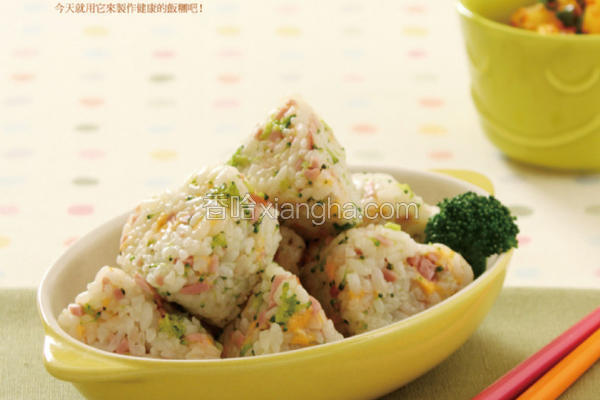 青花菜饭团