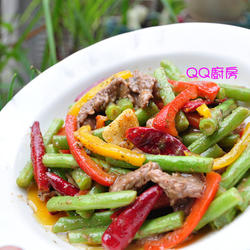 彩椒牛肉片炒时蔬的做法[图]