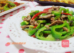 豆鼓青椒炒牛肉的做法图解5