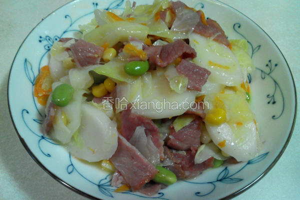 培根炒年糕片